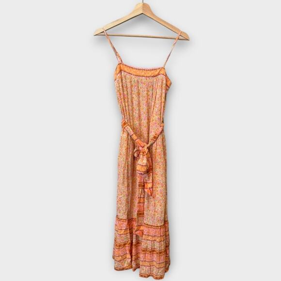 BILLABONG Wish For You Sleeveless Midi Sundress In Pink Dream Size Small - Picture 5 of 14